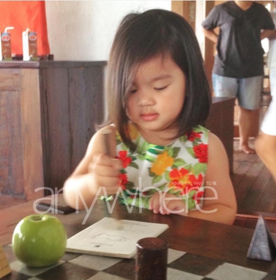 น้องมะลิ ถ่ายแบบที่มัลดีฟส์ 