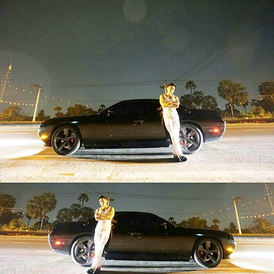 ดีเจเพชรจ้า dodge  challenger 