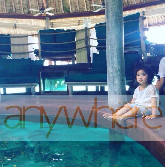 น้องมะลิ ถ่ายแบบที่มัลดีฟส์ 