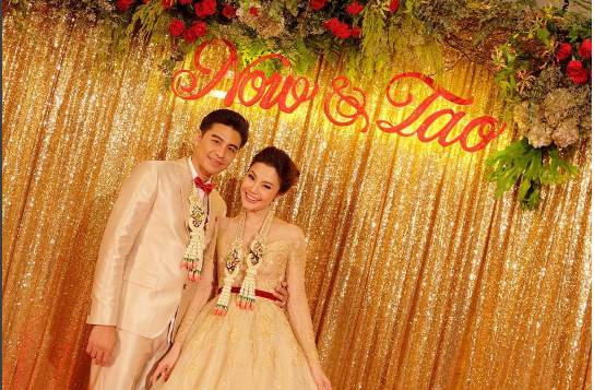 งานแต่งงาน  เต๋า ดราก้อนไฟว์ - นาว นิจชิตา