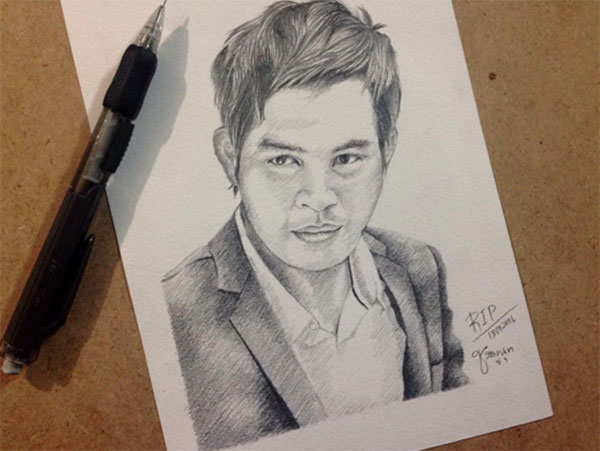 โลกออนไลน์ระทม..แต่งเพลง-วาดภาพ อาลัยรัก ปอ ทฤษฎี