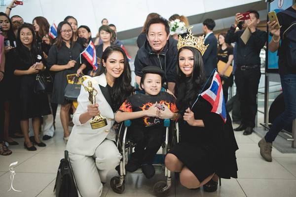เอริสก้า มิสแกรนด์ อินเตอร์เนชั่นแนล 2016 เดินทางถึงไทย ฝ้าย สุภาพร ปลื้มได้สร้างชื่อให้ประเทศ
