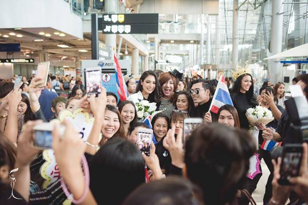 เอริสก้า มิสแกรนด์ อินเตอร์เนชั่นแนล 2016 เดินทางถึงไทย ฝ้าย สุภาพร ปลื้มได้สร้างชื่อให้ประเทศ