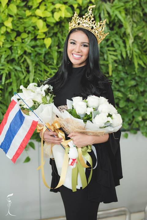 เอริสก้า มิสแกรนด์ อินเตอร์เนชั่นแนล 2016 เดินทางถึงไทย ฝ้าย สุภาพร ปลื้มได้สร้างชื่อให้ประเทศ