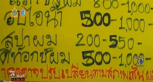 เจ้าหน้าที่บุกตรวจร้านเสริมสวยราคามหาโหด