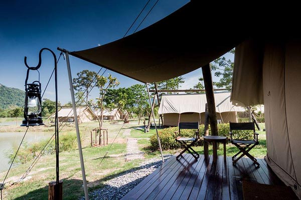 ที่พักนอนเต็นท์