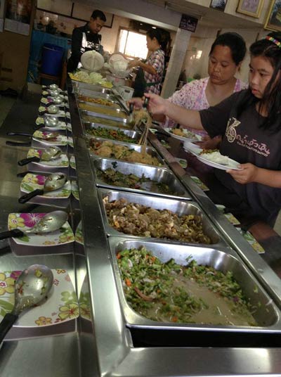 ร้านข้าวแกงบุฟเฟ่ต์