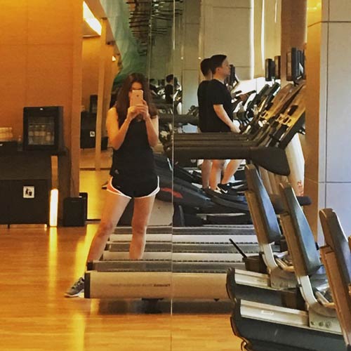 คุณแม่ดาราออกกำลังกาย