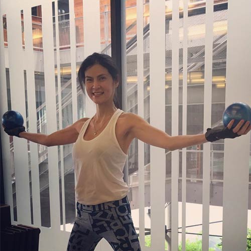 คุณแม่ดาราออกกำลังกาย