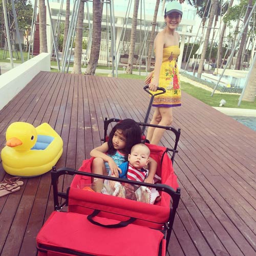 คุณแม่ดาราออกกำลังกาย