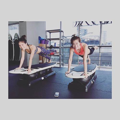 คุณแม่ดาราออกกำลังกาย