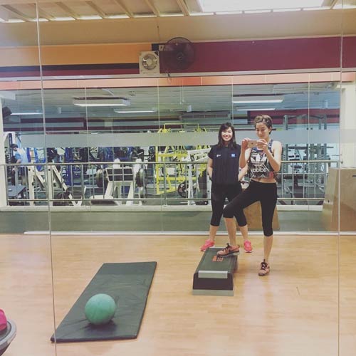 คุณแม่ดาราออกกำลังกาย