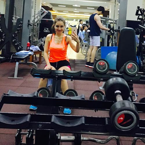 คุณแม่ดาราออกกำลังกาย