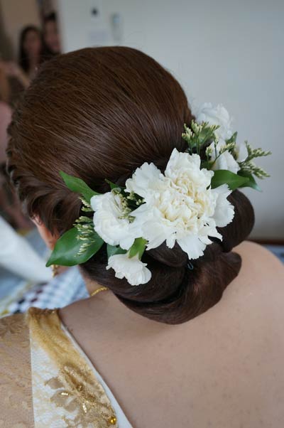 ทรงผมเจ้าสาวชุดไทย