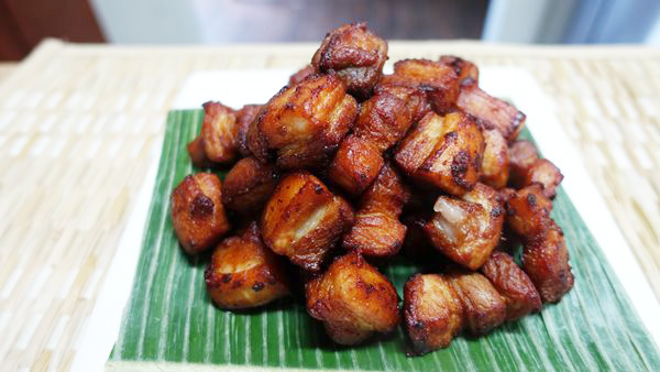 หมูสามชั้นทอดเค็ม 