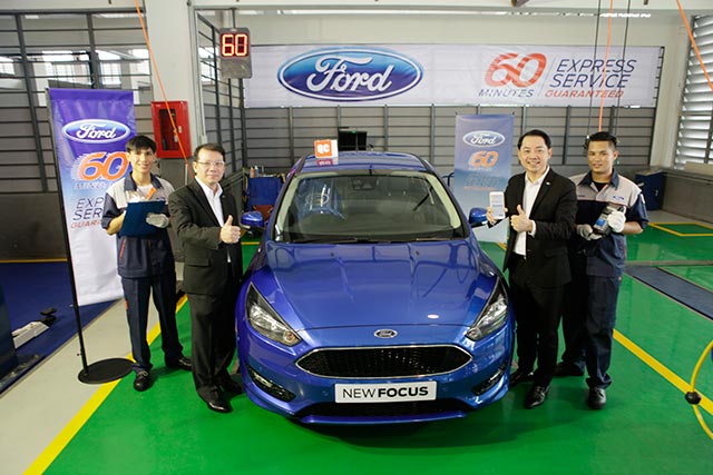 ฟอร์ด เช็กรถตามระยะภายใน 60 นาที