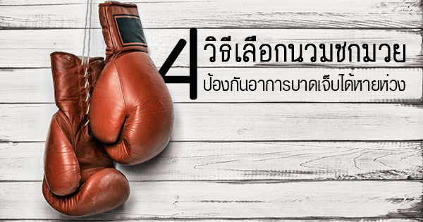 วิธีเลือกนวมชกมวย