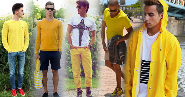 เสื้อผ้าสีเหลือง 