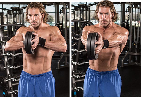 ท่าเล่นกล้ามอก 