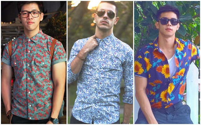 เสื้อลายดอกผู้ชาย