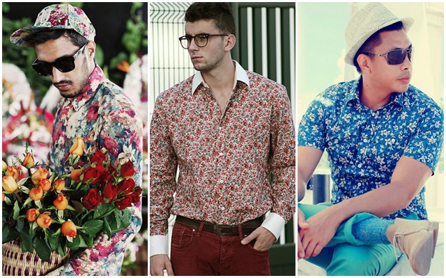 เสื้อลายดอกผู้ชาย