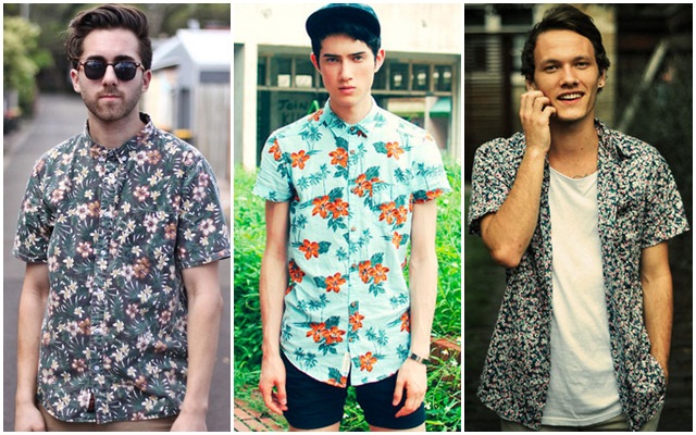 เสื้อลายดอกผู้ชาย