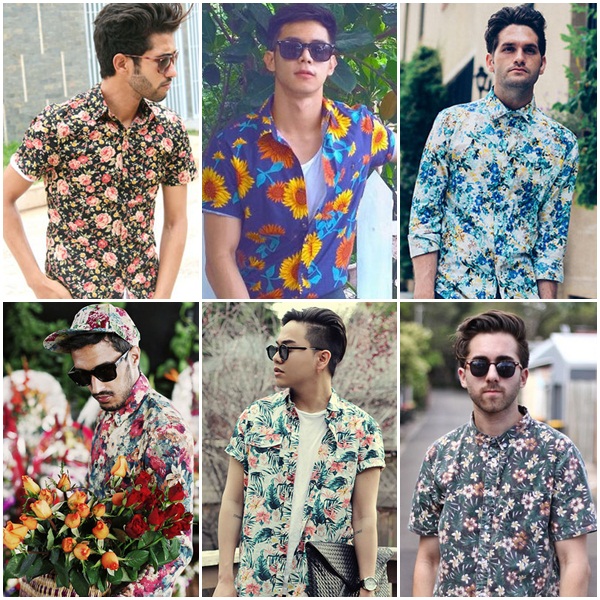 เสื้อลายดอกผู้ชาย