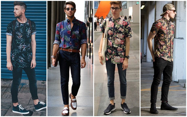 เสื้อลายดอกผู้ชาย