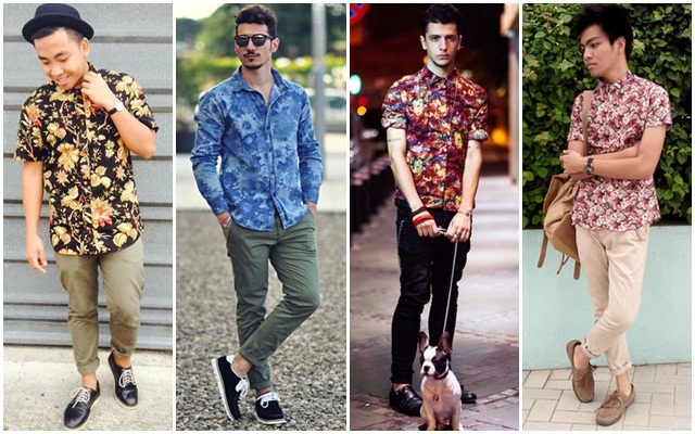 เสื้อลายดอกผู้ชาย