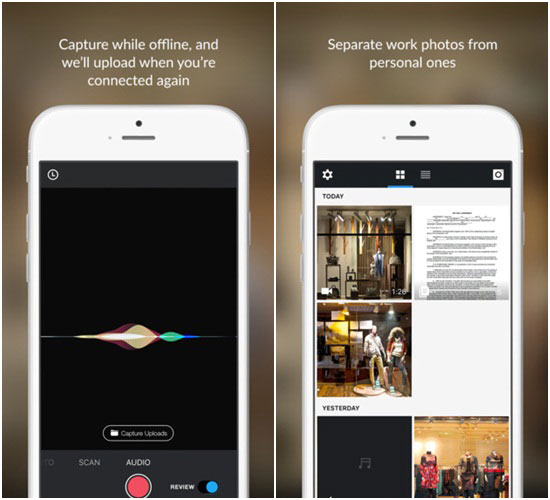 Box Capture แอพฯ สแกนเอกสารพร้อมฝากไฟล์ สำหรับ iOS
