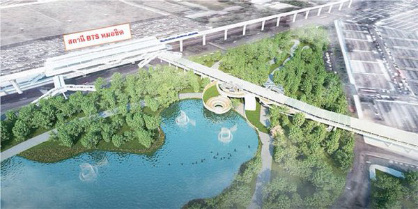 เล็งสร้างสกายวอล์กเชื่อมสถานีบางซื่อ-BTS หมอชิต พาดผ่านสวนจตุจักร