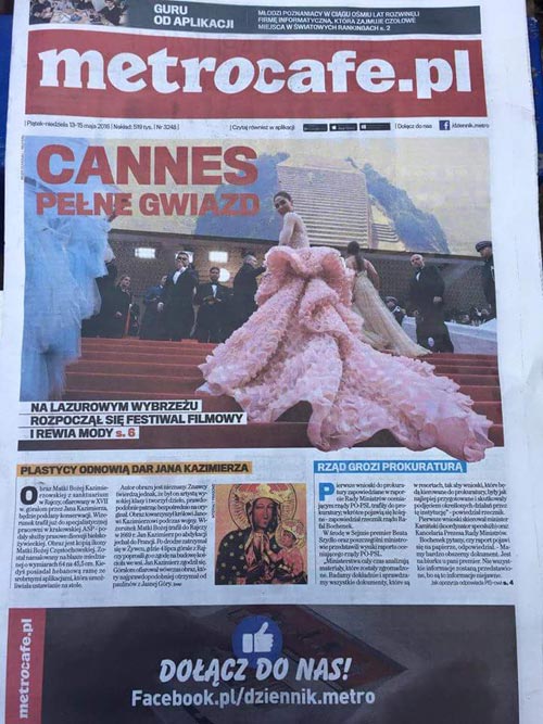 ชมพู่ เมืองคานส์