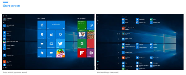 ปรับปรุง Start Menu Windows 10 ใหม่