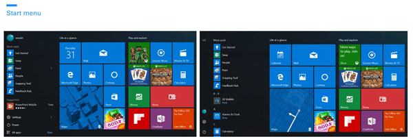 ปรับปรุง Start Menu Windows 10 ใหม่