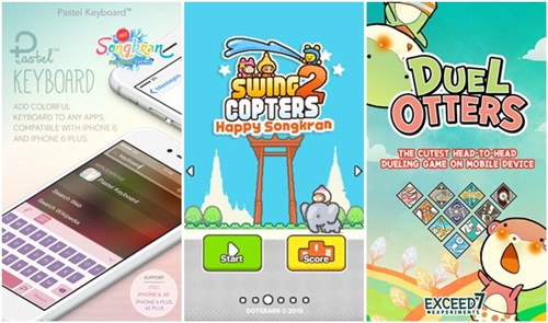 แอพฯ และเกม iOS ต้อนรับวันสงกรานต์