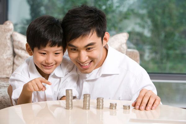 สอนลูกเรื่องเงิน