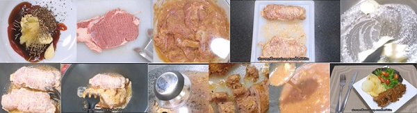 เนื้ออบซฮสพริกไทยดำ