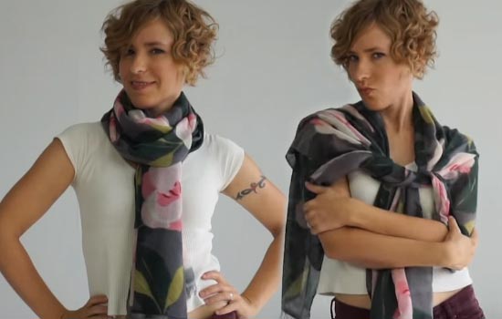 วิธีผูกผ้าพันคอ