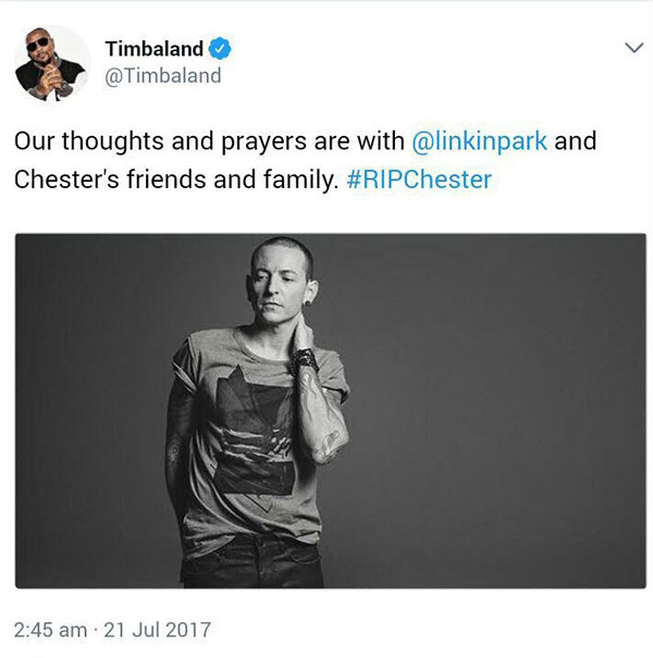 นักร้องนำ Linkin Park ฆ่าตัวตาย
