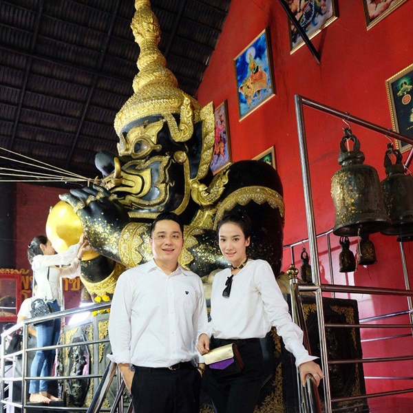 อั้ม พัชราภา ทำบุญ