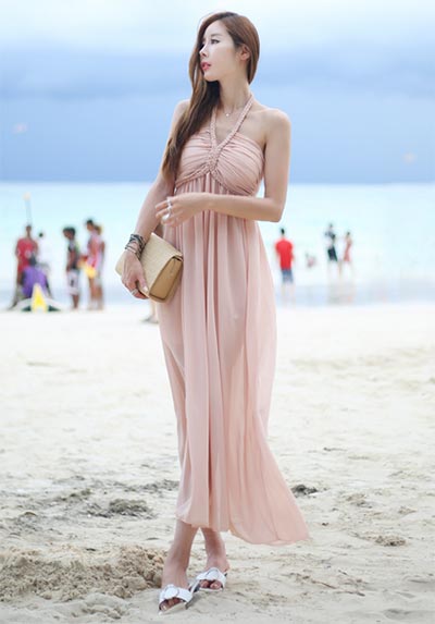 แม็กซี่เดรสไปทะเล