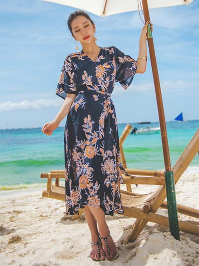 แม็กซี่เดรสไปทะเล