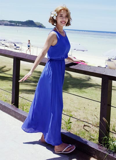 แม็กซี่เดรสไปทะเล