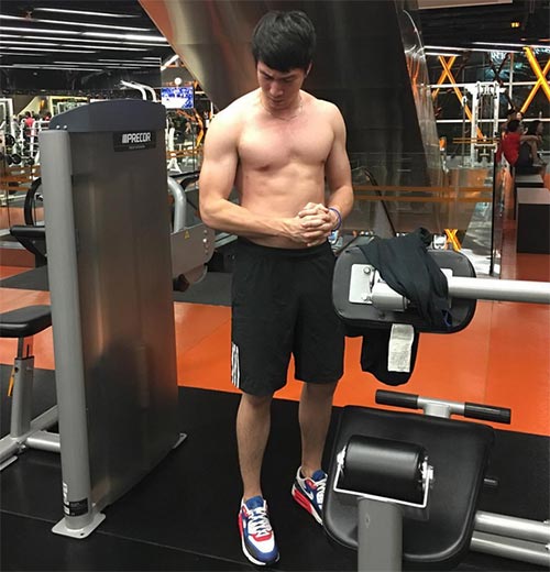 กล้ามดาราชาย