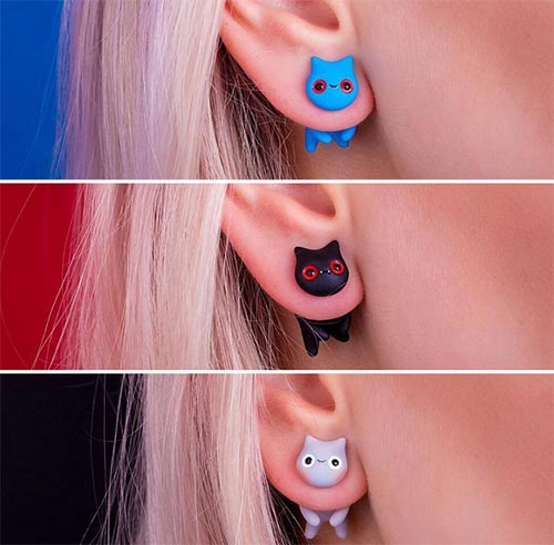 ต่างหูแมวห้อย