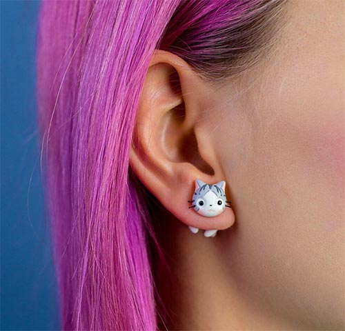 ต่างหูแมวห้อย