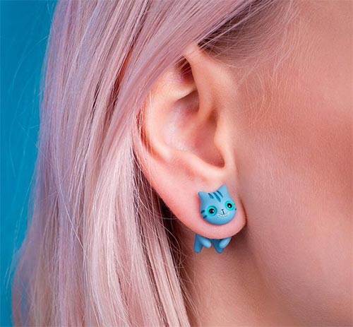 ต่างหูแมวห้อย