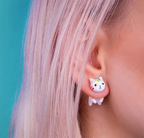 ต่างหูแมวห้อย