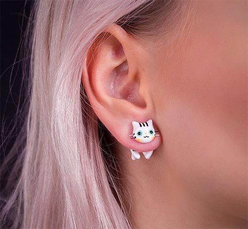 ต่างหูแมวห้อย