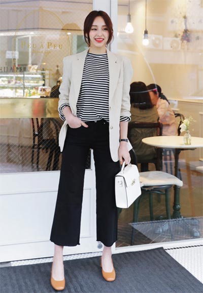 ชุดทํางานแบบกางเกง